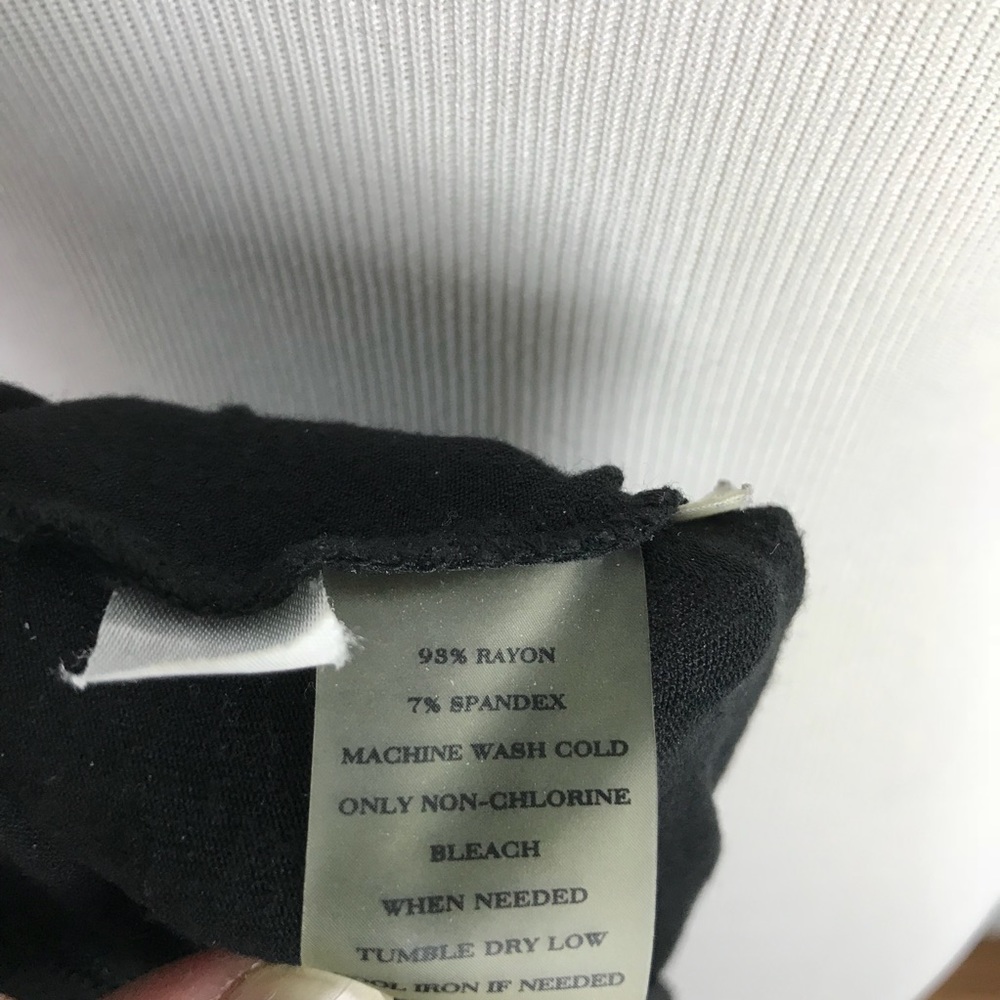 Ann Taylor Black Jersey Knee Length Dress - Picture 6 of 6